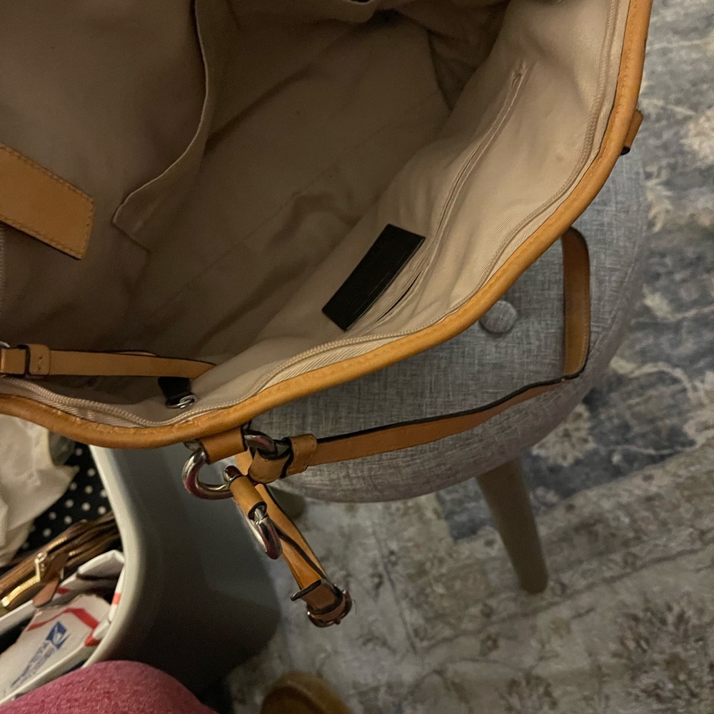 Coach Vintage Authentic Handbag Light Brown - image 4